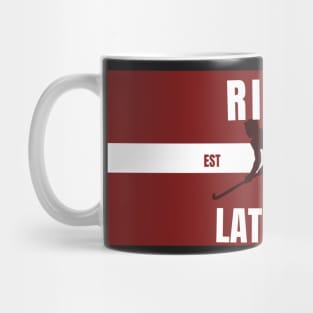 Hokejs LATVIJA latvia RĪGA - Ice Hockey Mug